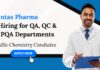 Chemistry Jobs at Intas Pharmaceuticals | Attend the Walk-In-Interview