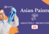 Asian Paints hiring Executive I – Production Role Executive Jobs at Asian Paints | MSc Chemistry Jobs
