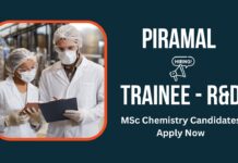 R&D Jobs at Pirmal | Chemistry Trainee Jobs | Freshers Jobs R&D Jobs at Pirmal | Chemistry Trainee Jobs