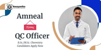 QC Jobs at Amneal | Chemistry Jobs in Ahmedabad