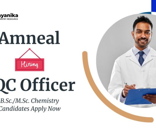 QC Jobs at Amneal | Chemistry Jobs in Ahmedabad