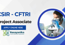 Project Associate Jobs at CSIR-CFTRI | Chemistry Candidates Apply  