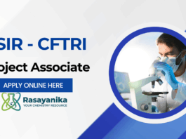 Project Associate Jobs at CSIR-CFTRI | Chemistry Candidates Apply  