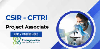 Project Associate Jobs at CSIR-CFTRI | Chemistry Candidates Apply  