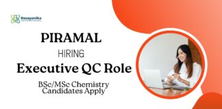 QC Jobs at Piramal | MSc Chemistry Candidates Apply Now