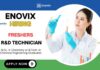 Freshers Chemistry Job at Enovix Apply Now for Research Technician Role