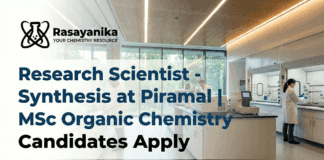Research Scientist Jobs at Piramal Pharma | Chemistry Candidates Apply Now