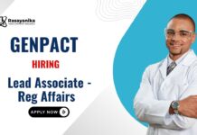 Lead Associate Regulatory Affairs Job at Genpact | Chemistry Apply Now Chemistry Jobs at Genpact | Lead Associate – Regulatory Affairs role