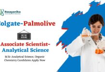 Associate Scientist Jobs at Colgate-Palmolive | Analytical Chemistry Jobs