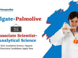 Associate Scientist Jobs at Colgate-Palmolive | Analytical Chemistry Jobs