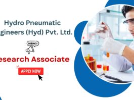 Research Associate Jobs at Hydro Pneumatic Engineers | Chemistry Jobs