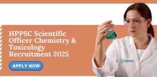 Scientific Officer Jobs at HPPSC | MSc Chemistry Candidates Apply now
