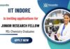 IIT Indore Recruitment 2025 – JRF Job for Chemistry Graduates