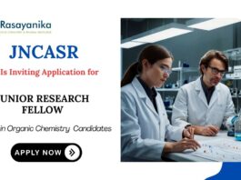 JNCASR Recruitment 2025 JRF Vacancies for MSc Chemistry Graduates