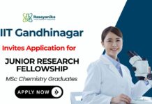 JRF Job at IIT Gandhinagar | MSc Chemistry Graduates Apply Now