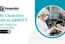 BSc Chemistry Jobs at Abbott – Apply Online For Associate Role BSc Chemistry Regulatory Affairs Jobs - Abbott BSc Chemistry Jobs
