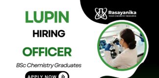 Lupin Careers Officer Position Apply Now for the Chemistry Job