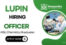 Chemistry Job at Lupin | Apply Now for the Officer Position Lupin Careers Officer Position MSc Chemistry Jobs in Aurangabad