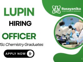 Lupin Careers Officer Position MSc Chemistry Jobs in Aurangabad