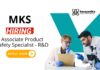 Associate Product Safety Specialist – Shape Safer Chemical Innovation at MKS R&D Jobs at MKS | MSc Chemistry Candidates Apply Now
