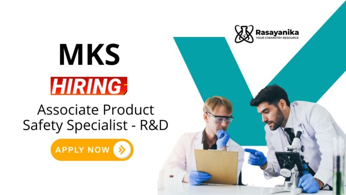 R&D Jobs at MKS | MSc Chemistry Candidates Apply Now