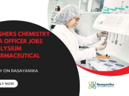 Freshers Chemistry Vacancies IPQA | Officer Jobs at Elysium Pharmaceutical Ltd