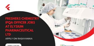 Freshers Chemistry Vacancies IPQA | Officer Jobs at Elysium Pharmaceutical Ltd