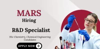 R&D Jobs at MARS Cosmetics| Research and Development Executive Role