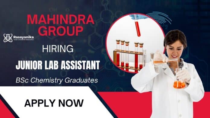 Mahindra Group Careers Apply for Lab Assistant Job Mahindra Group Careers Apply for Lab Assistant Job