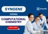 Computational Chemistry Jobs at Syngene | MSc Candidates Apply at Syngene 