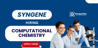 Computational Chemistry Jobs at Syngene | MSc Candidates Apply at Syngene 