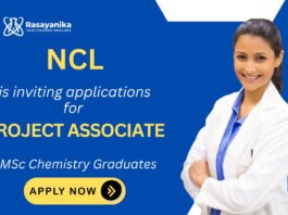 NCL Recruitment 2025: Project Associate Job | MSc Chemistry Graduates Apply Now
