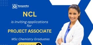NCL Recruitment 2025: Project Associate Job | MSc Chemistry Graduates Apply Now