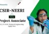 Project Associate Jobs at CSIR - NEERI | Apply Now