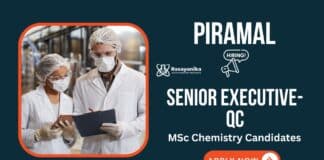 Piramal Careers: QC Job for Chemistry Graduates | Apply Now