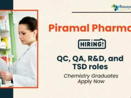 Piramal Pharma Careers | Chemistry Job Openings 