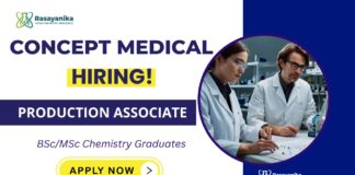 Production Associate Job at Concept Medical Apply Now for the Chemistry Job