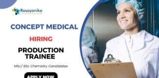 Production Trainee Role Chemistry Job & QC Job Openings in Surat