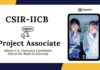 Project Associate Jobs at CSIR - IICB | MSc Chemistry Candidates Apply