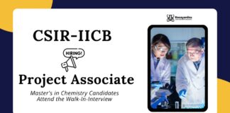 Project Associate Jobs at CSIR - IICB | MSc Chemistry Candidates Apply