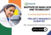 Scientist Job at Institute of Nano Science and Technology | Chemistry Job
