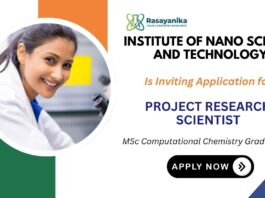 Scientist Job at Institute of Nano Science and Technology | Chemistry Job