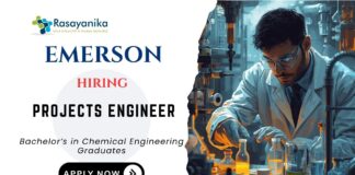 Projects Engineer Position Chemical Engineering Job - Emerson Careers India