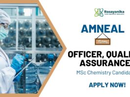 QA Job at Amneal Apply Now for MSc Chemistry Jobs