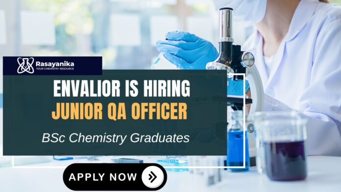 QA Job at Envalior Apply Now for the Chemical Engineering Job QA Job at Envalior Apply Now for the Chemical Engineering Job