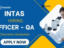 QA Job at Intas MSc Graduates Apply Now for the Chemistry Job