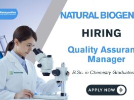 QA Job at Natural Biogenex Apply Now for the Chemistry Job