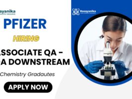 QA Job at Pfizer Apply Now for the Chemistry Job
