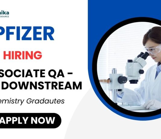 QA Jobs at Pfizer Vizag MSc Chemistry Graduates Apply Now