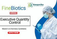 QC Job at Finebiotics Pharma Apply Now for the Chemistry Job